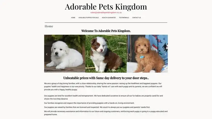 Screenshot of