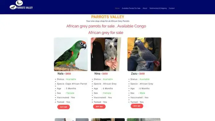 Screenshot of