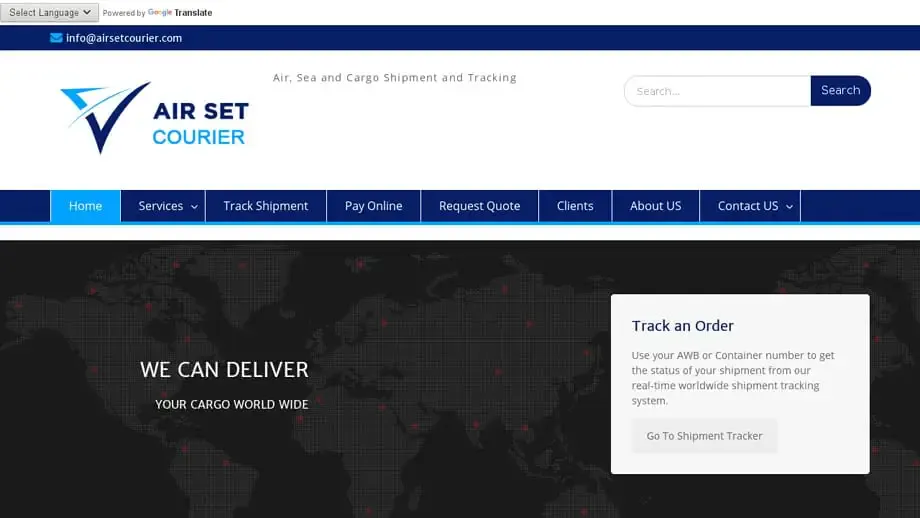 Screenshot of