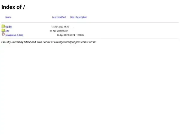 Screenshot of