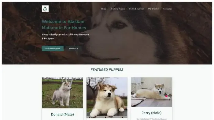Screenshot of