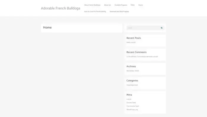 Screenshot of