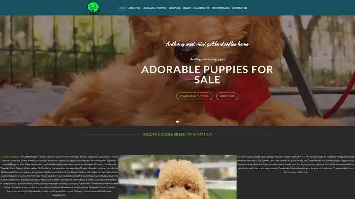 Screenshot of