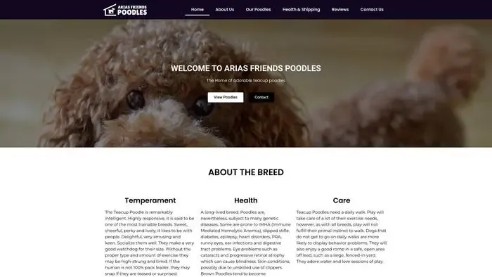 Screenshot of