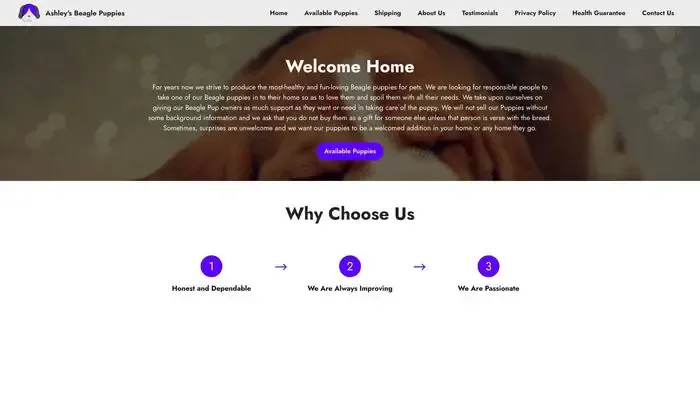 Screenshot of