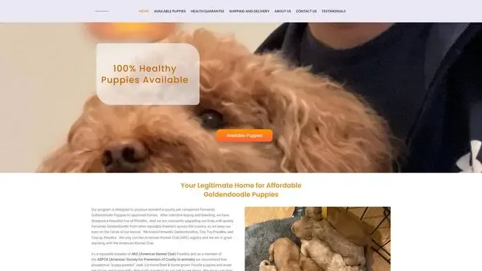 Screenshot of