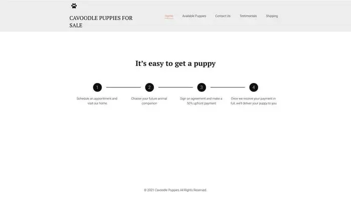 Screenshot of