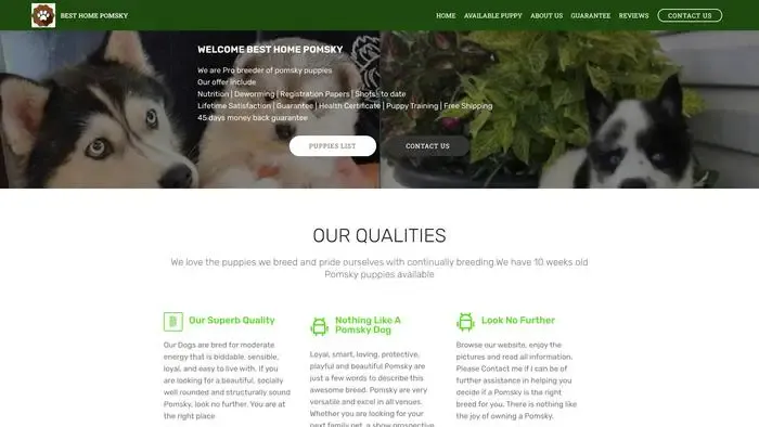 Screenshot of