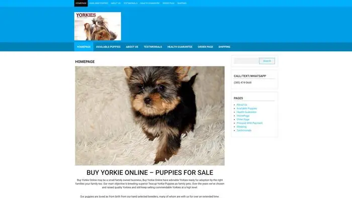 Screenshot of
