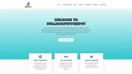 Screenshot of