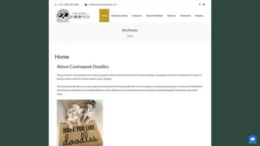 Screenshot of