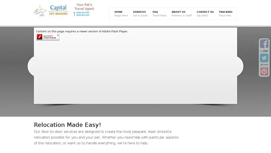Screenshot of