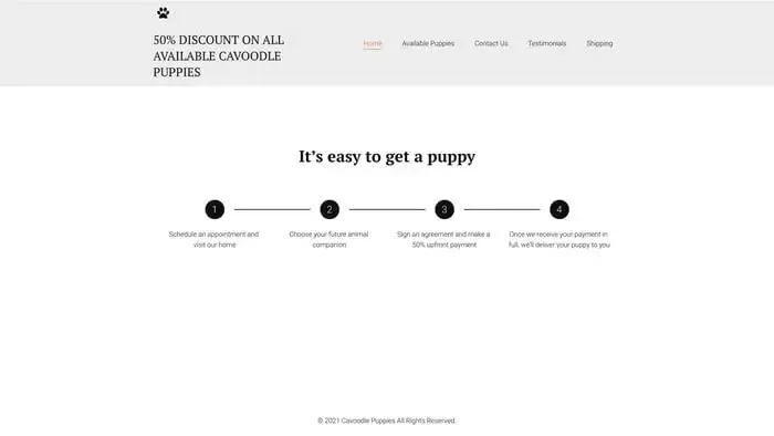 Screenshot of