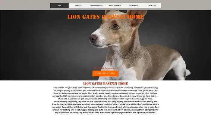 Screenshot of