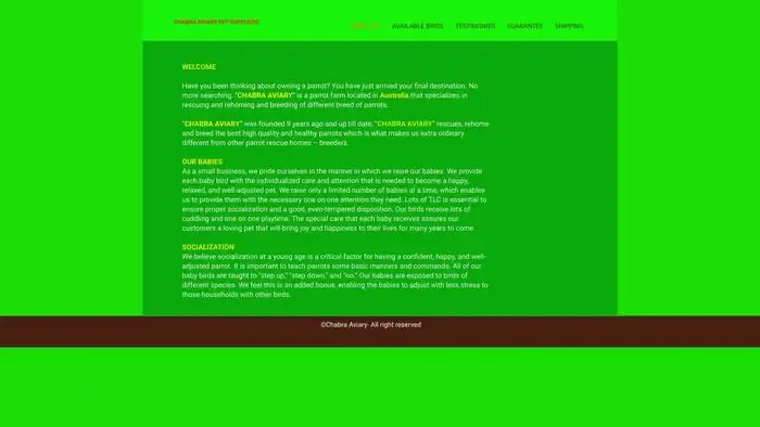 Screenshot of