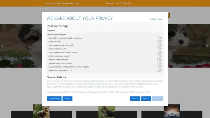 Screenshot of