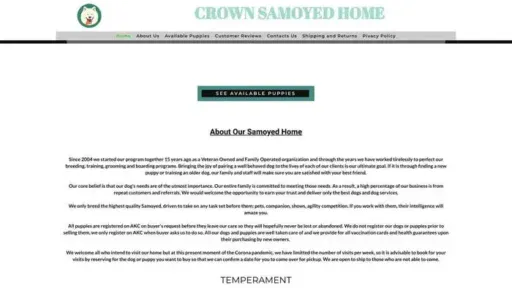 Screenshot of