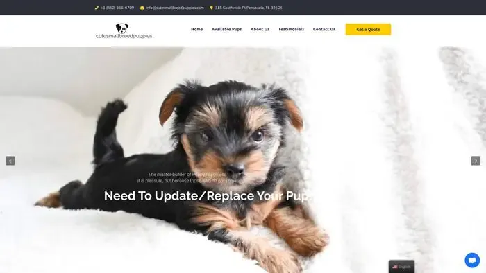 Screenshot of
