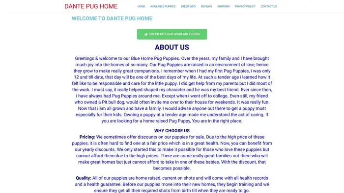 Screenshot of