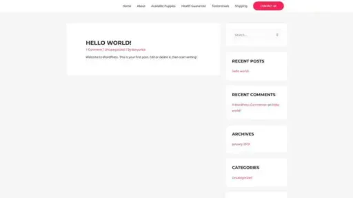Screenshot of