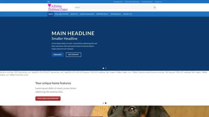 Screenshot of