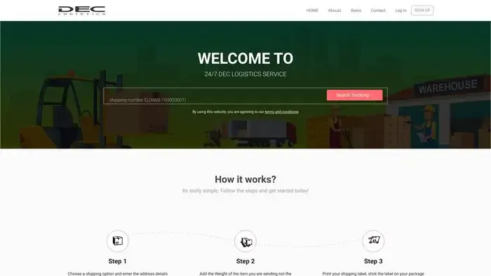 Screenshot of