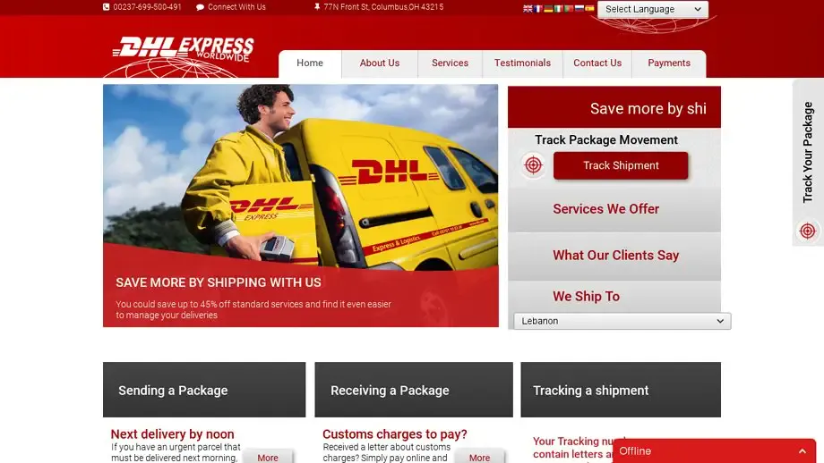 Screenshot of