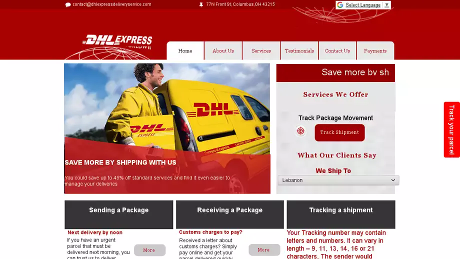 Screenshot of|