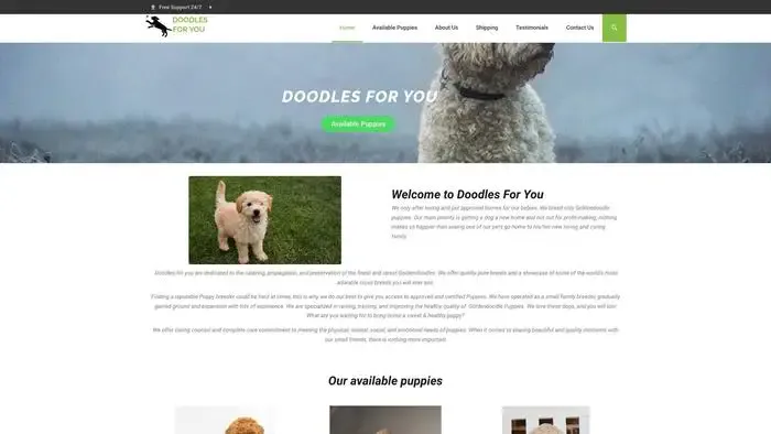 Screenshot of