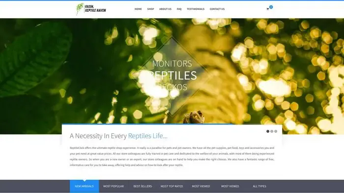 Screenshot of