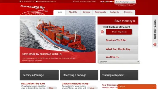 Screenshot of