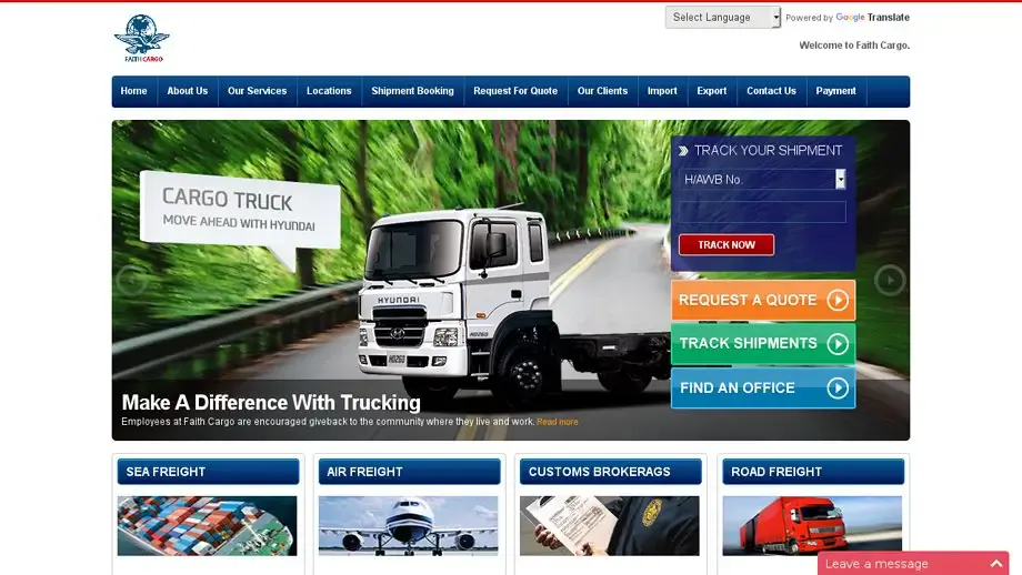 Screenshot of