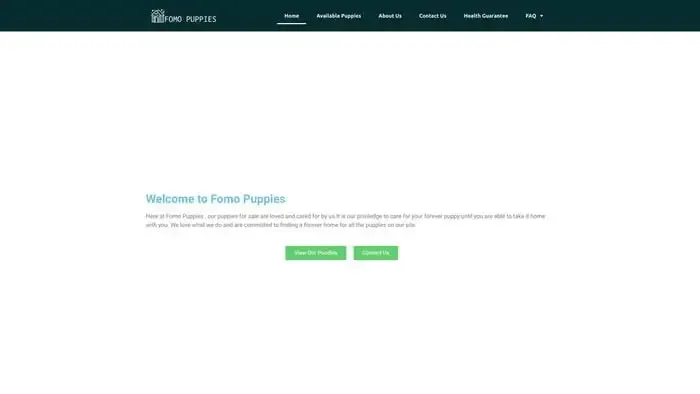 Screenshot of