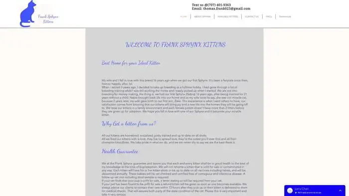Screenshot of
