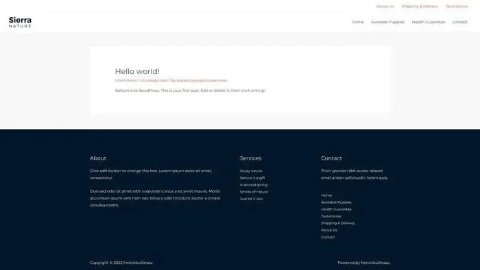 Screenshot of