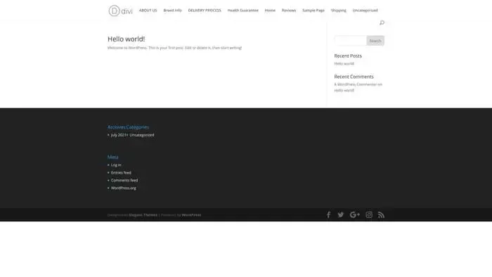 Screenshot of