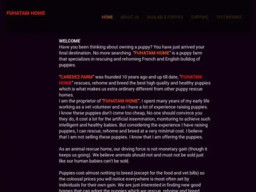 Screenshot of
