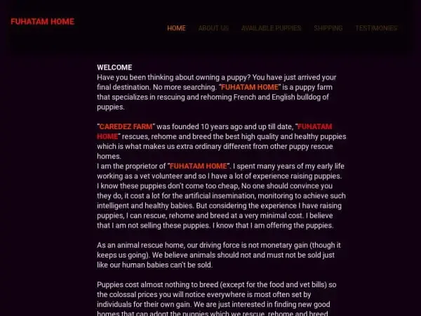 Screenshot of
