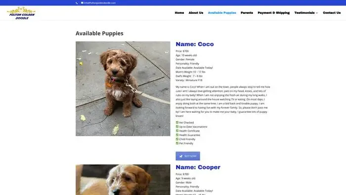 Screenshot of