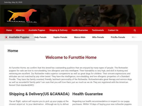 Screenshot of