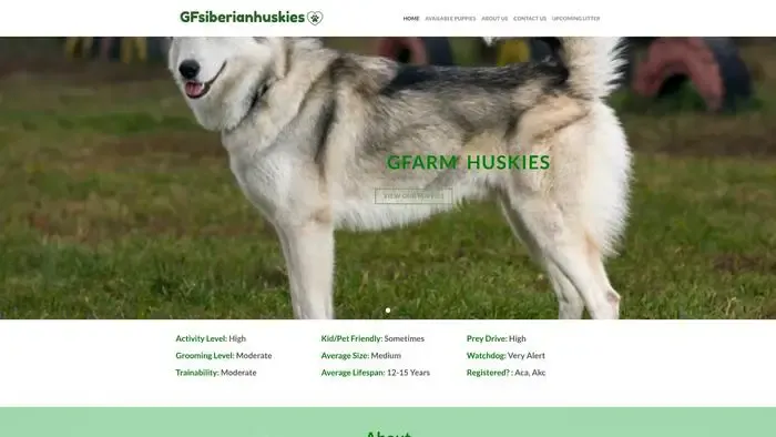 Screenshot of