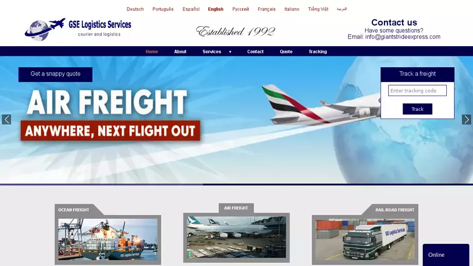 Screenshot of|