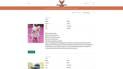 Screenshot of