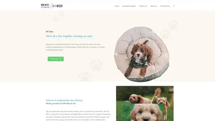 Screenshot of