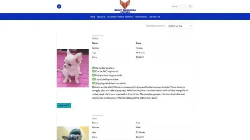 Screenshot of