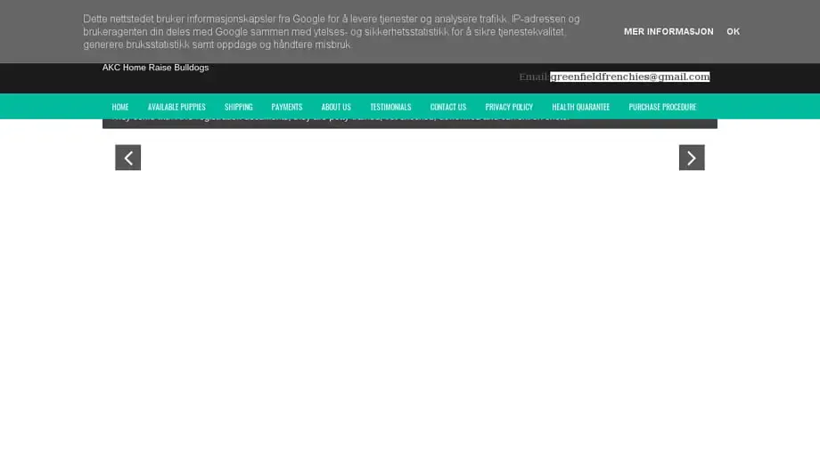 Screenshot of