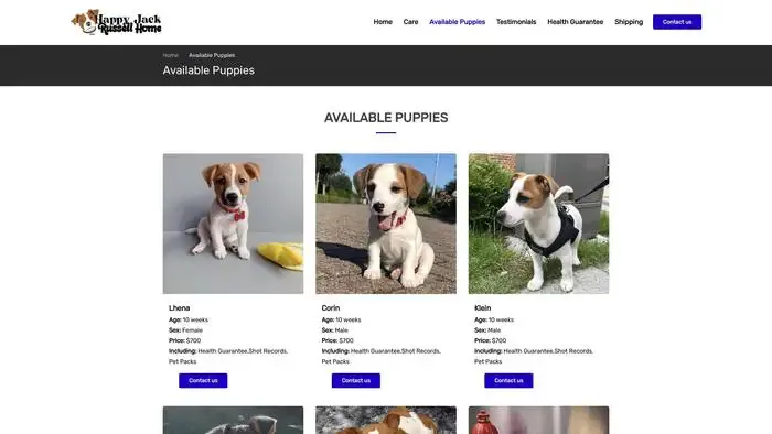 Screenshot of