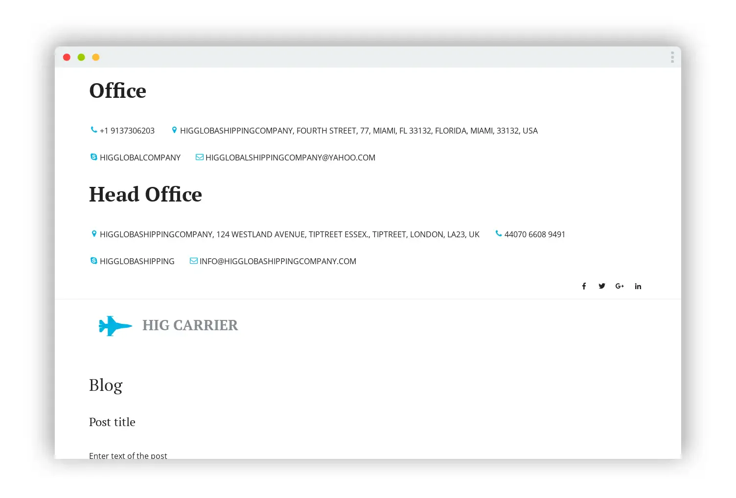 Screenshot of