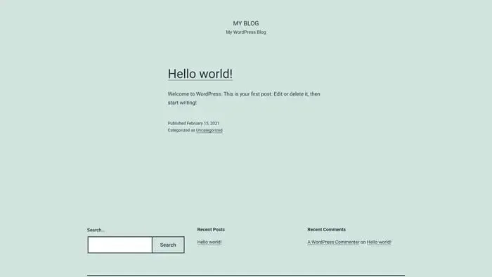 Screenshot of