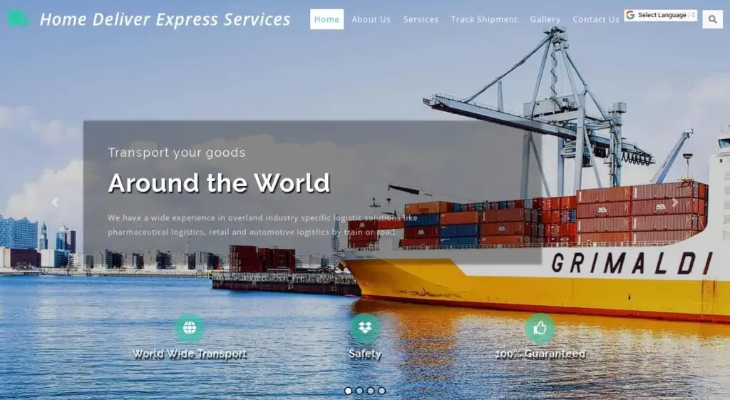 Screenshot of